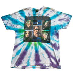Backstreet Boys 01' Black & Blue Tour Tee Fruit of the Loom - Tie Dye