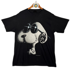 (Changes) Rare Vintage '97 Snoopy 'Joe Cool' Blackout Tee - Peanuts