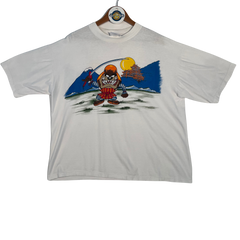 VTG '93 American Characters Samurai Taz Graphic Tee - White
