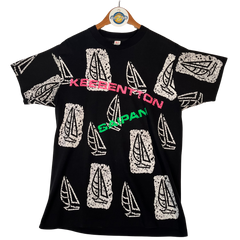 Neon Sailboat Graphic Tee 'Keebentton Saipan' - VTG