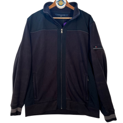 Tommy Hilfiger Black Nylon X Knit Jacket