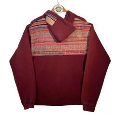 Hanes Maroon Tribal Hoodie