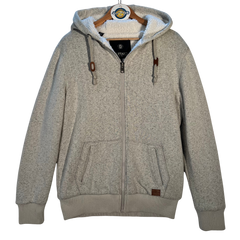 Buffalo By David Bitton Black Zip Up Sherpa Hoodie