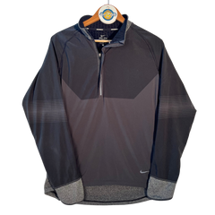 Nike Grey Half Zip Running Jacket