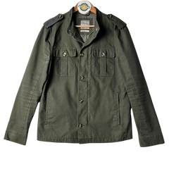 Zara Man Deep Green Utility Jacket