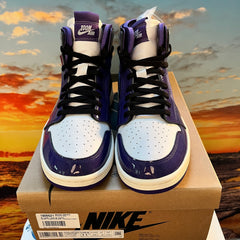 Wmns Air Jordan 1 Zoom Comfort 'Court Purple Patent'