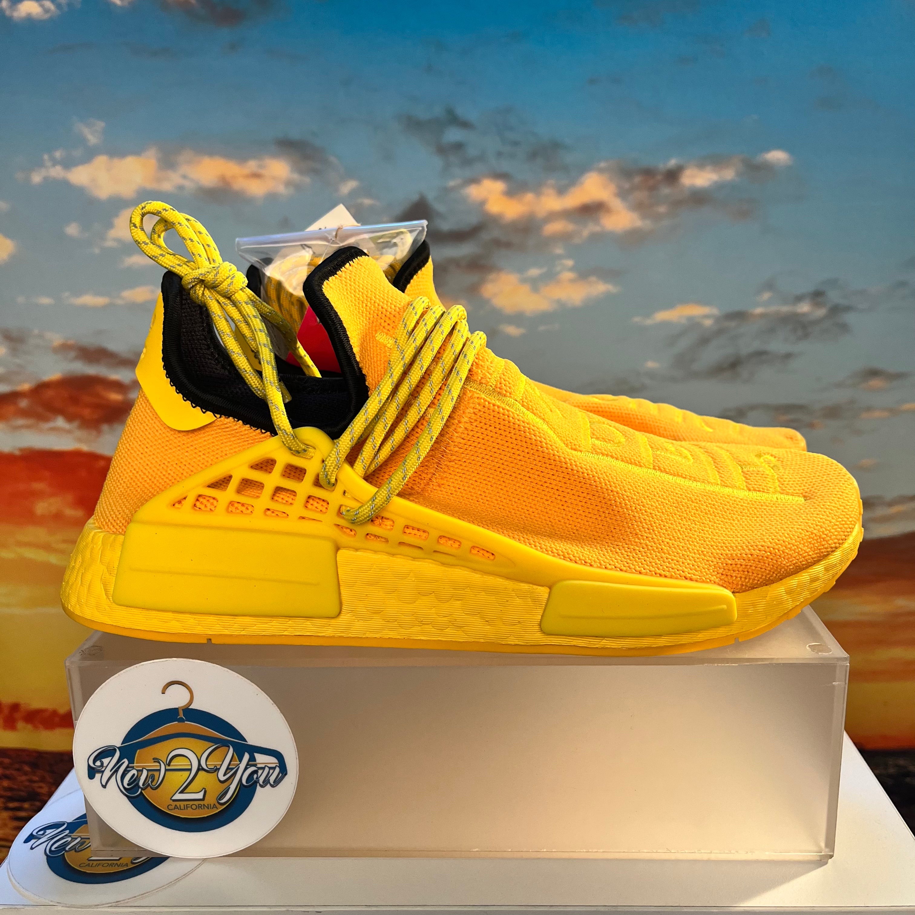 adidas Pharrell Nmd Hu - Yellow 8.5 adidas Pharrell Nmd Hu - Yellow 8.5