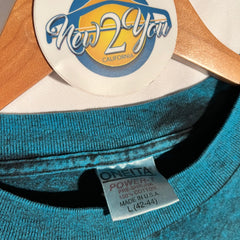 Oneita Blue Tie Dye Catalina Tee