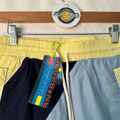 SMOKE RISE COLOR BLOCK NYLON SHORTS