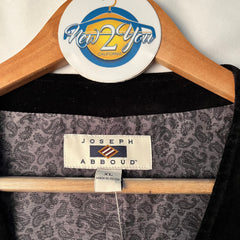 Joseph Abboud Black Velvet Vest