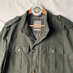 Zara Man Deep Green Utility Jacket