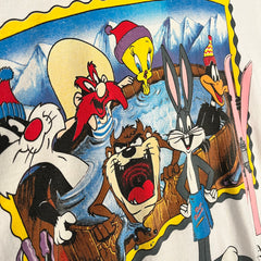 Vintage '89 Looney Tunes Alpine Hot Tub Changes Tee - White