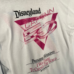 VTG '86 Captain EO Weekend Premier Disneyland Tee - White