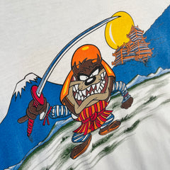 VTG '93 American Characters Samurai Taz Graphic Tee - White