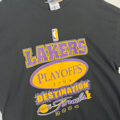 Y2K '04 Lakers Playoffs Destination Finals Tee - Black
