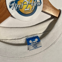 VTG '35 Years Of Disneyland' Crewneck Sweater - White