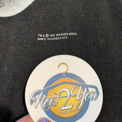 VTG Looney Tunes - Sylvester Pussycat Mean Mug Blackout Tee - Changes '97 - Single Stitch