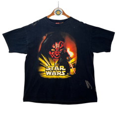 Vintage Star Wars Darth Maul Graphic Tee - Black