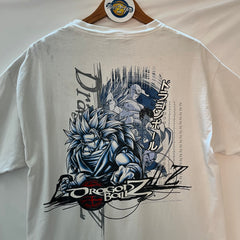 Vintage Y2K 2001 White DBZ Tee