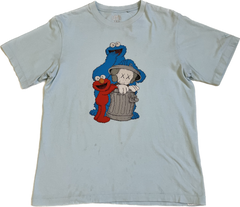 KAWS x UNIQLO x Sesame Street Companion Trash Can Tee