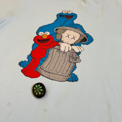KAWS x UNIQLO x Sesame Street Companion Trash Can Tee