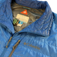 Columbia Puff Bomber Jacket Blue/Grey