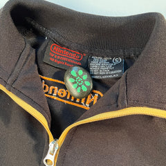 Y2K Nintendo Zip Up Jacket Black/Orange