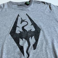 Bethesda Grey Skyrim The Elder Scrolls V Tee