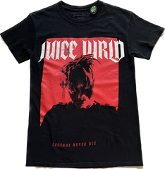 Juice WRLD 'Legends Never Die' Rap Tee - Black