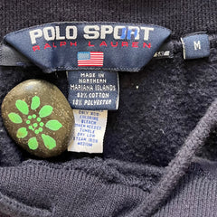 Vintage 90's Polo Ralph Lauren 'Polo Sport' Jogger Shorts - Blue