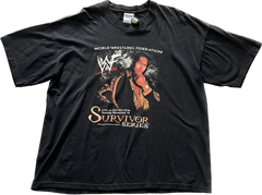 Vintage Gildan '99 WWF 'The Rock' Wrestling Tee - Black