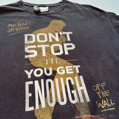 Y2K 2009 Vintage Michael Jackson Off The Wall 'Dont Stop' Tee - Hanes