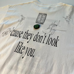 VTG SIGNED Hootie & The Blow Fish Band Tee White '94