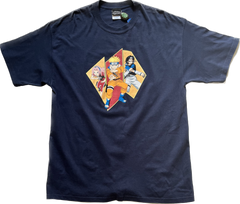 Vintage Y2K '02 Naruto Shippuden Team Blue Anime Tee