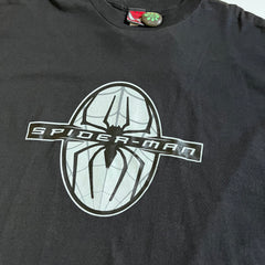 Vintage '02 Spider-Man Logo Black Graphic Tee Deadstock