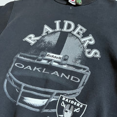 Vintage '95 Oakland Raiders Black Riddell Pullover