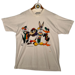 VTG '93 Looney Tunes Graphic Tee By Jerry Leigh - White