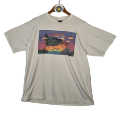 'Flight of the Coffee Goddess' By Fred Ingram Art Tee - White