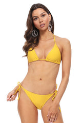 Vivian Triangle Bikini Set (multi size + colors avail)
