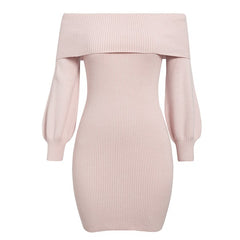 "My Fair Lady" Pink Sweater Dress