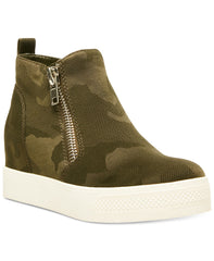 Steve Madden Wedgie Wedge Camouflage Sneakers