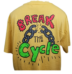 Not Of This Earth Yellow Crewneck Tee