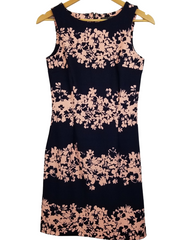 Banana Republic Navy Cherry Blossom Dress