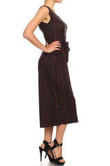 Striped Ladies Night Jumpsuit