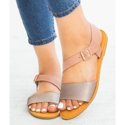 Rose Gold Sandals