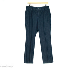 Cozy Denim Slacks (Christopher & Banks) - New2Youlx
