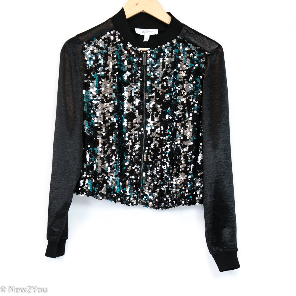 Dark Platinum Sequence Jacket (Libby Edelman) - New2You Lx