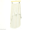 White & Grey Striped Skirt (Lily White)
