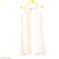 Orange, Pink, & White Boxy Graphic Dress (Charming Charlie)