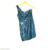 Blue Sequined Mini Dress (Forever 21)